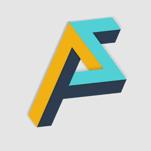 logo gray background